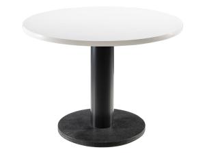 CECT-055 | 42" Round Conference Table White -- Trade Show Rental Furniture